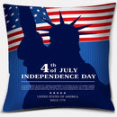 Axyaa LOVE USA Square Pillowcase for Home Decor