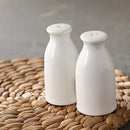 Axya Ceramic Spice Jar Set White Salt Pepper Holder Shakers Kitchen Storage