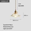 Axyaa Nordic Glass Pendant Light for Dining Room Kitchen Decor