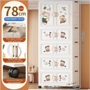 Axyaa Cartoon Foldable Storage Box, Heavy-Duty Rolling Organizer for Home - 2 Colors
