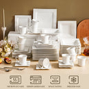 Axyaa Porcelain Dinnerware Set for 6/12: 30/60-Piece Tableware Collection