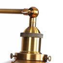 Axyaa Loft LED Wall Lamp Gold Pull Chain Switch Vintage Industrial Luminaire