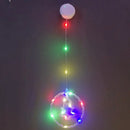 Axyaa LED Xmas Window Lights - Battery Operated for Christmas Parties, Weddings & Garden Decor