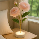 Axyaa Peony Desk Lamp LED Modern Simulation Creative Living Room Bedroom Table Light