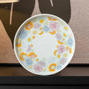 Axyaa Chinese Ceramic Antique Glaze Thousand Flower Tea Tray