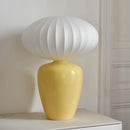 Axyaa Meringue Desk Lamp with Colorful Silk Shade