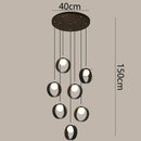 Axyaa LED Pendant Light for Modern Home Decor and Staircase Chandeliers