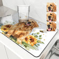 Axyaa Absorbent Drying Mat, Large Anti-Slip Kitchen Bathroom Drain Pad