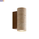 Axyaa Yellow Travertine LED Wall Lights - Modern Bedside Lamp for Home Decor
