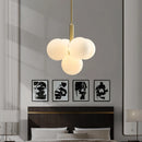 Axyaa Modern Glass Chandelier Luxury French Pendant Light for Home Decor