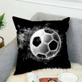 Axyaa Sports Pillow Cover for Bed, Car, and Sofa - Basketball Soccer Theme