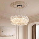Axyaa Luxury Lotus Leaf Glass Chandelier LED Light Fixture