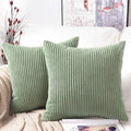Axyaa Corduroy Striped Cushion Cover for Home Decor