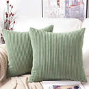 Axyaa Corduroy Striped Cushion Cover for Home Decor