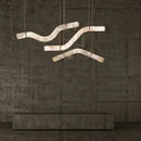 Axyaa Marble Collection LED Chandelier Lighting Fixture