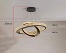 Axyaa Modern LED Pendant Chandeliers for Living & Dining Room Lighting