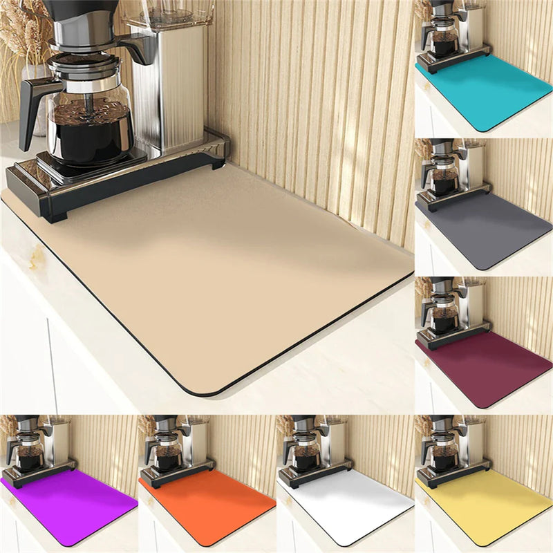 Axyaa Kitchen Absorbent Drying Mat - Customizable Color Pattern Mats