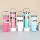 Axyaa Stainless Steel Insulated Bottle with Handle Large Capacity Double Wall Thermos