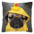 Axyaa Influencer Pug Cushion Cover - Funny Dog Home Decor Pillow Case