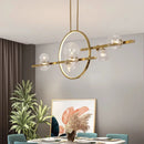 Axyaa Black Glass Bubble LED Chandelier Pendant Lights
