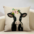 Axyaa Nordic Animal Cushion Cover 45x45cm Linen Pillowcase