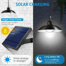 Axyaa Solar Double-Head Chandelier with Remote Control for Outdoor and Indoor Decor