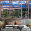 Axyaa 3D Window Scenery Tapestry Room Decoration Wall Hanging Art Background