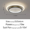 Axyaa Crystal Ceiling Lamp: Nordic Minimalist LED Lighting for Living Room, Bedroom & Hallway