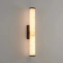 Axyaa Nordic Marble Wall Lamp: Simple, Elegant, All-Copper Design for Bedroom, Living Room