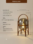 Axyaa Solid Wood LED Floor Lamps for Home and Restaurant Decor