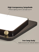Axyaa Modern Minimalist LED Ceiling Light White Black House Lighting