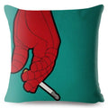 Axyaa Pop Art Crying Girl Cushion Cover 45x45cm