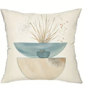 Axyaa Geometric Leaf Pattern Pillowcase for Bohemian Home Decor