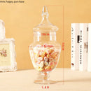 Axya Glass Candy Jar with Lid - Elegant Storage Tank for Home Decor or Special Occasions