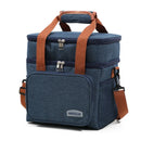 Axyaa Insulated Dual Compartment Crossbody Lunch Bag