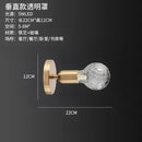 Axyaa Glass Wall Lamp: Modern Nordic Style Bedroom Living Room Kitchen LED Light