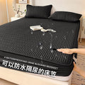 Axyaa Waterproof Cotton Bed Sheet - Antibacterial Mattress Cover