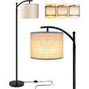 Axyaa LED Floor Lamp with Dimmable 3 Color Options and Modern Design