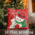 Axyaa Christmas-themed Pillow Covers for Sofa Bed Car Home Decor