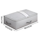 Axyaa Clothes Storage Bag: Quilt Organizer Box with Handle - Home Pillow Blanket Wardrobe Organizer