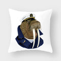Axyaa Cartoon Animal Print Pillowcase for Home Decor