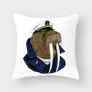 Axyaa Cartoon Animal Print Pillowcase for Home Decor