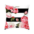 Axyaa Plant Flower Printed Pillow Case for Sofa & Home Decoration