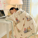 Axyaa Milk Velvet Wearable Blanket: Soft & Warm Flannel Shawl for Adults & Kids