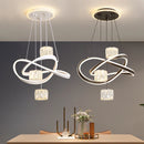 Axyaa Crystal Chandelier | Luxury Living Room and Dining Room Pendant Light
