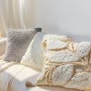 Axyaa Plush Nordic Cushion Cover for Home Sofa Decor 45*45 Pillowcase
