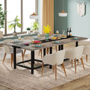 Axyaa Farmhouse Square Dining Table: 4-Person Wooden Kitchen Table