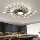 Nordic Gold Chandelier LED Ceiling Lights by Axyaa: Elegant Home Lighting for Various Spaces