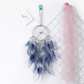 Axyaa Five-ring Tree of Life Dream Catcher with Natural Feathers