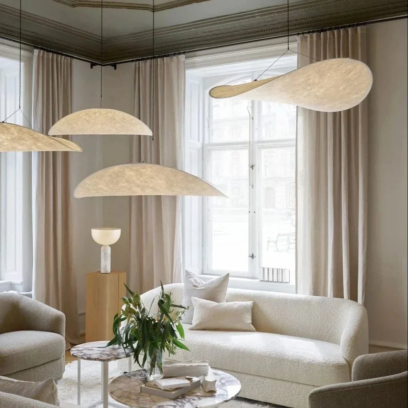 Nordic Vertigo Art Chandeliers by Axyaa - Modern LED Pendant Lights for Home